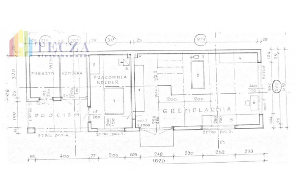 otwocki, Józefów, Budynek parterowy 108m2,max.wysokość 315cm